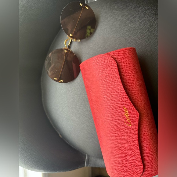 Cartier CT0152S Round sunglasses - Picture 4 of 7
